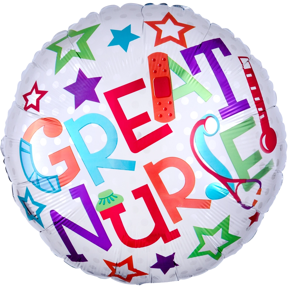 Great Nurse Stars Mylar