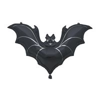 Black Bat Giant Shaped Foil Balloon 32"
