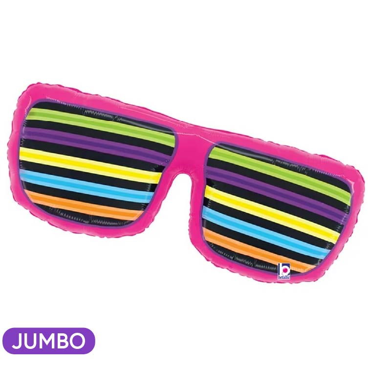 80’s Neon Shades 31" Mylar Balloon