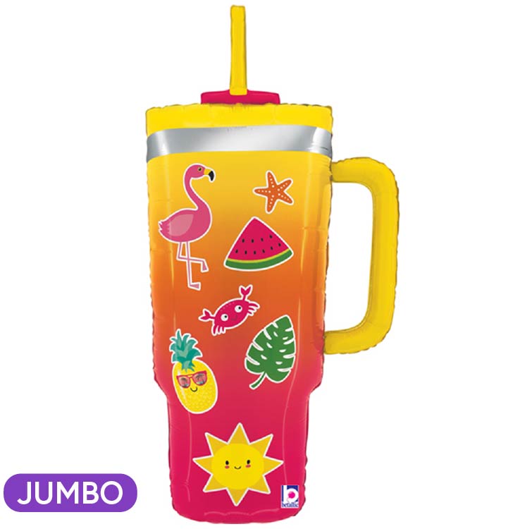 Summer Tumbler Supershape Balloon