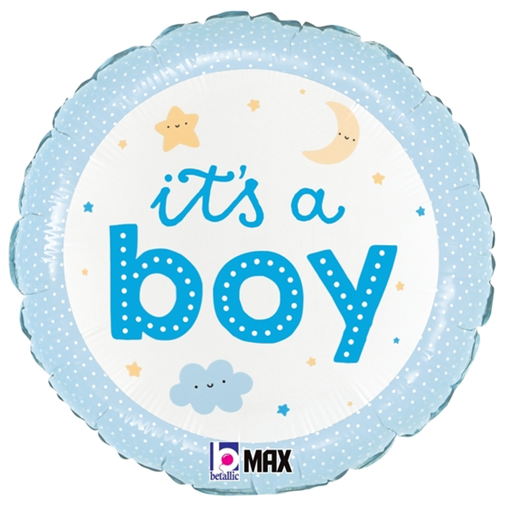 It's a Boy Onesie Mylar Balloon