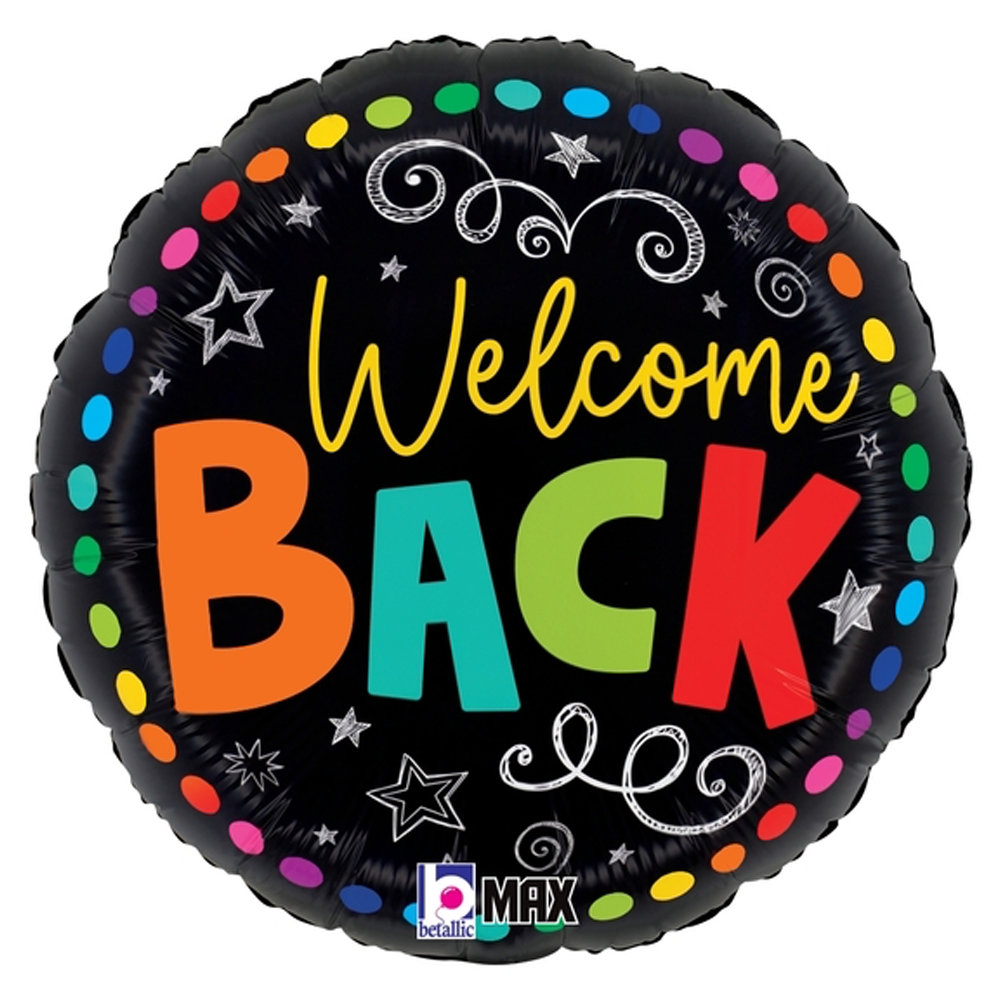 Colorful Welcome Back Mylar
