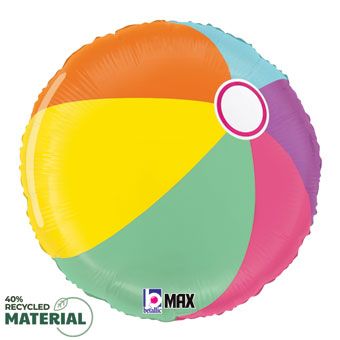 Summer Beachball Mylar Balloon