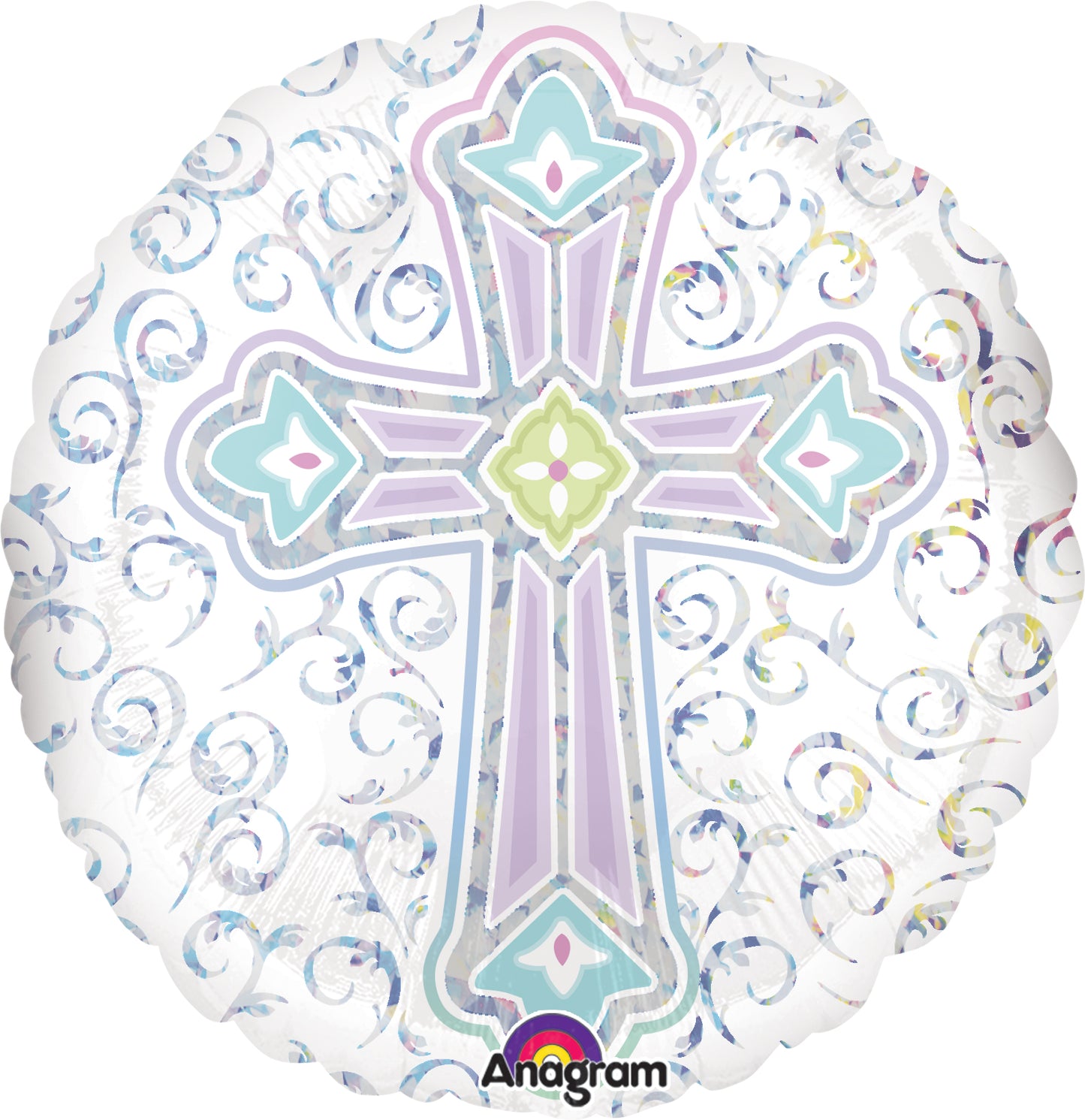 Holographic Cross Mylar