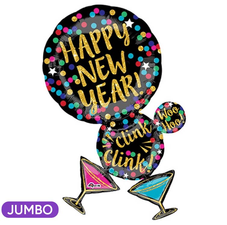 Supershape New Year Mylar