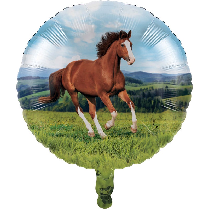 Horse and Pony Metallic Mylar