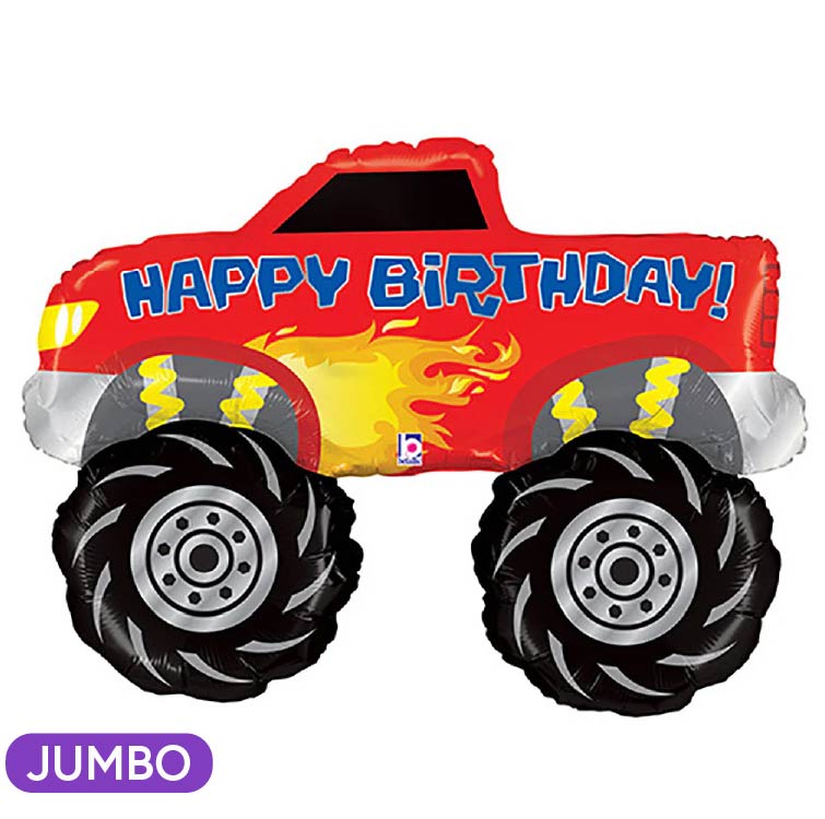 Happy Birthday! Monster Truck Supershape