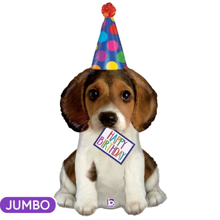 Party Hat Puppy Supershape