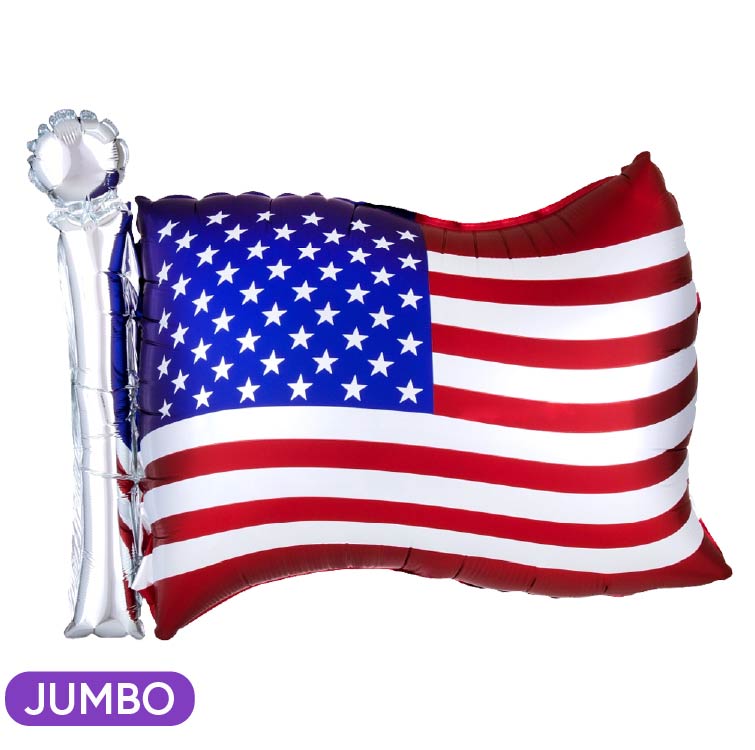 Satin American Flag Supershape