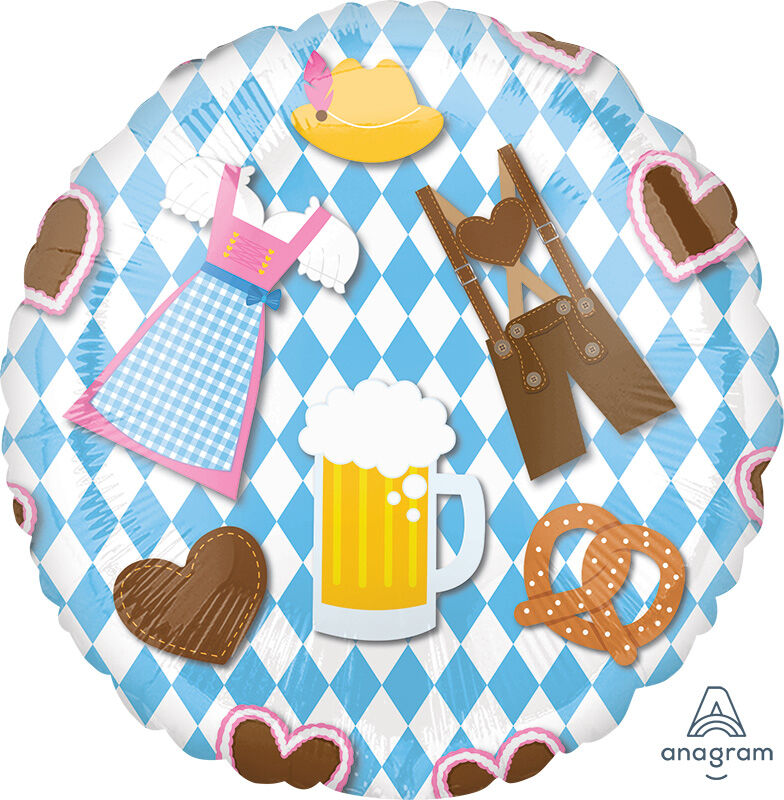 Oktoberfest Prost! Mylar Balloon