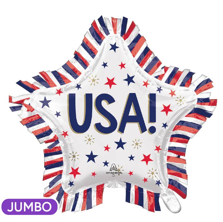 USA! Star Fringe Supershape