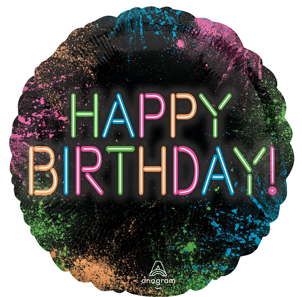 Let's Glow Crazy 18" Mylar Balloon