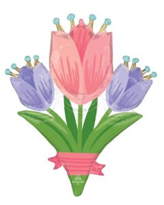 Spring Cheer Tulips 38"