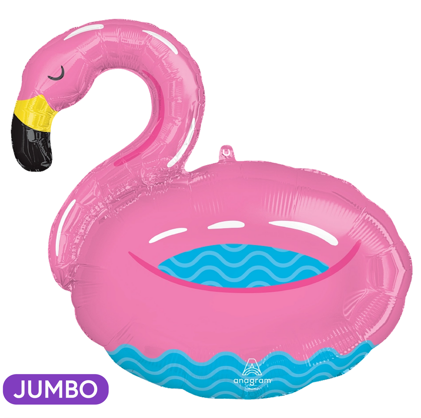 Pool Party Flamingo Supershape Balloon