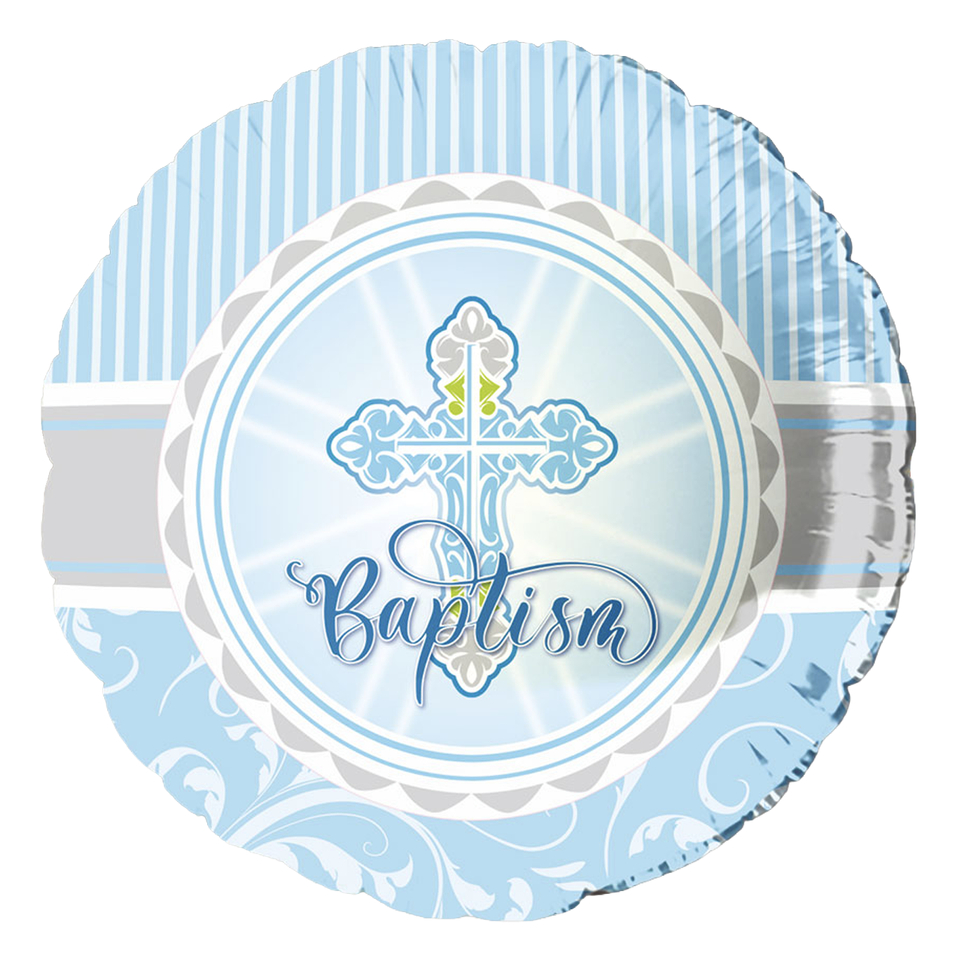 Baptism Blue Foil Balloon