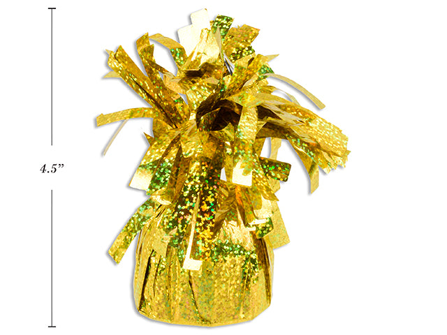 Gold Laser Balloon Weight 175g