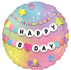 Friendship Balloon Happy Birthday Mylar Balloon