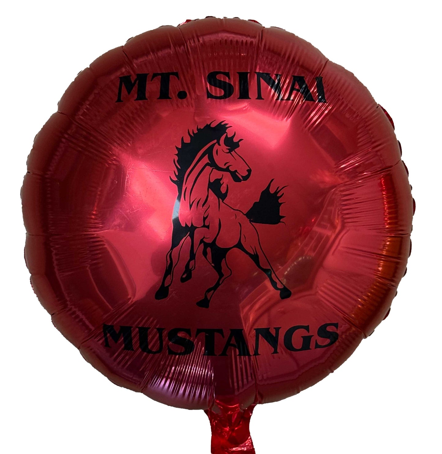 Mt. Sinai Mustangs Mascot Mylar Balloon