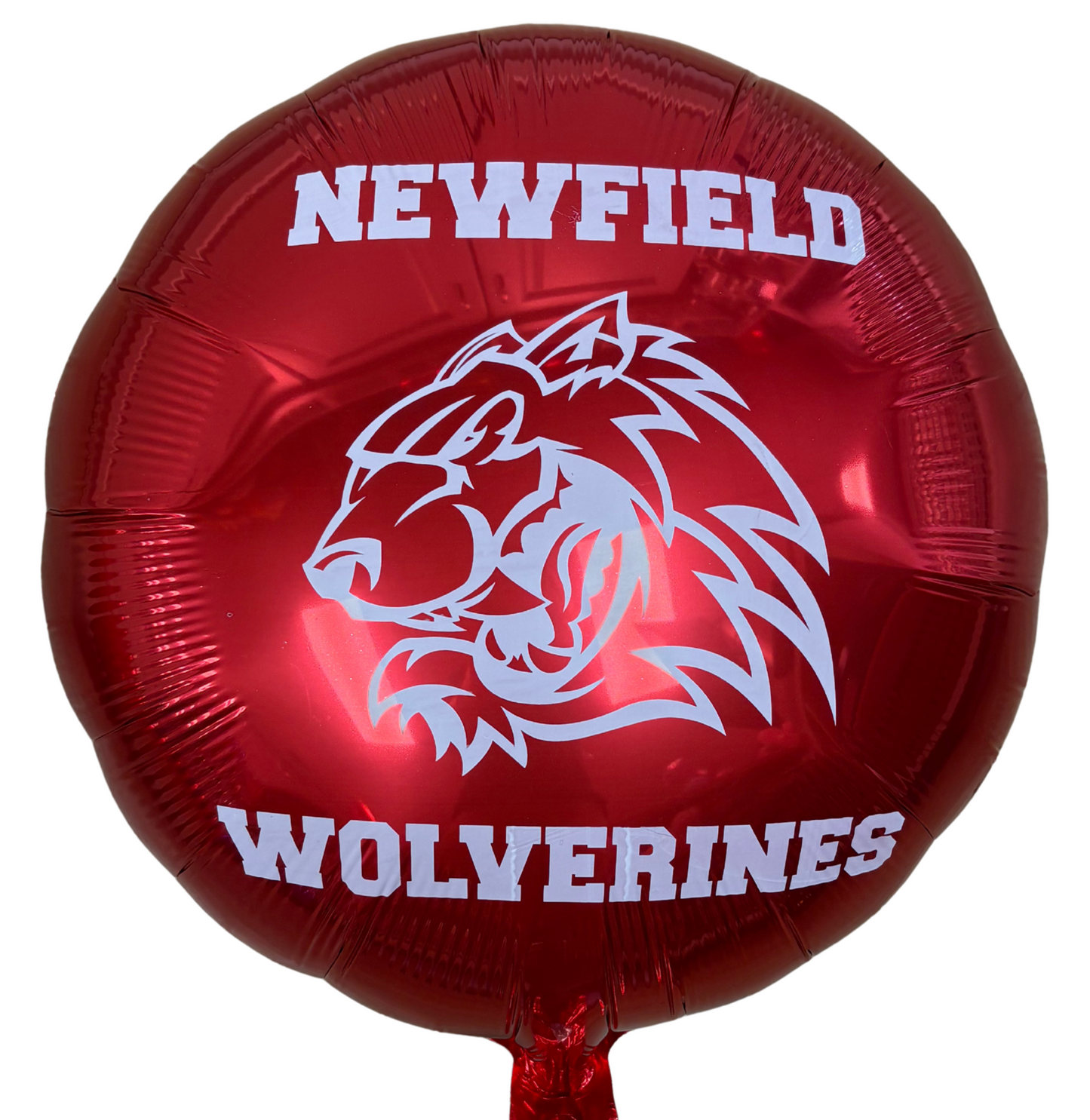 Newfield Wolverines Mascot Mylar Balloon