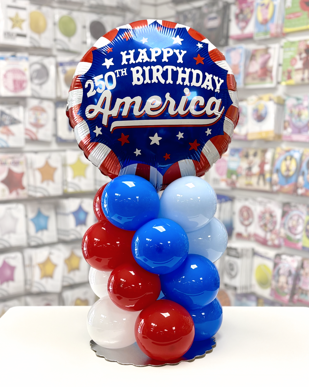 America 250th Birthday Tabletop Centerpiece