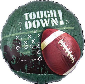 Football Touchdown Mylar