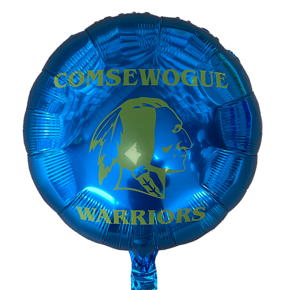 Comsewogue Warriors Mascot Mylar Balloons