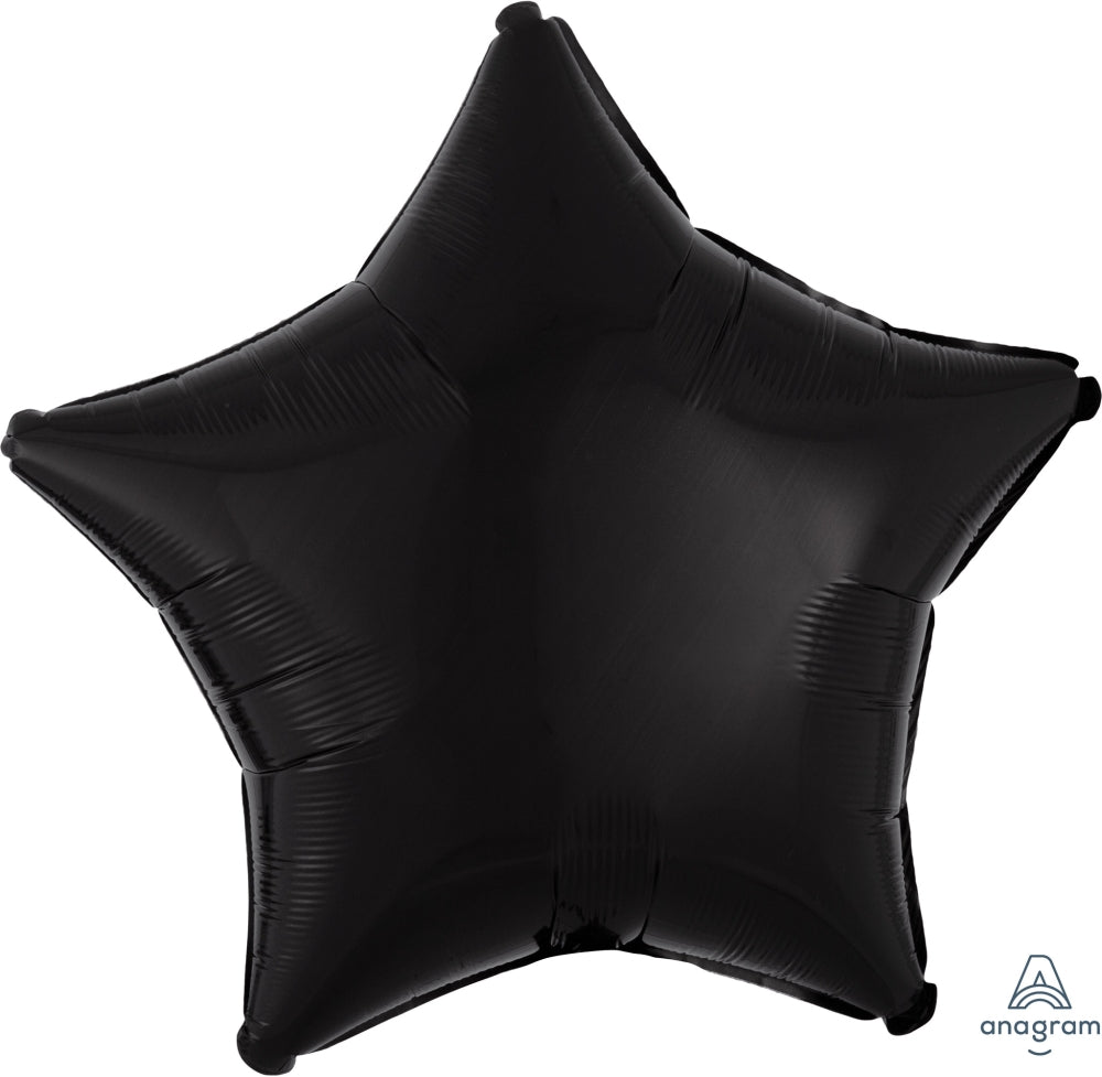 Black Star Mylar Balloon