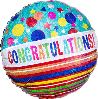 Congratulations Sparkle Mylar