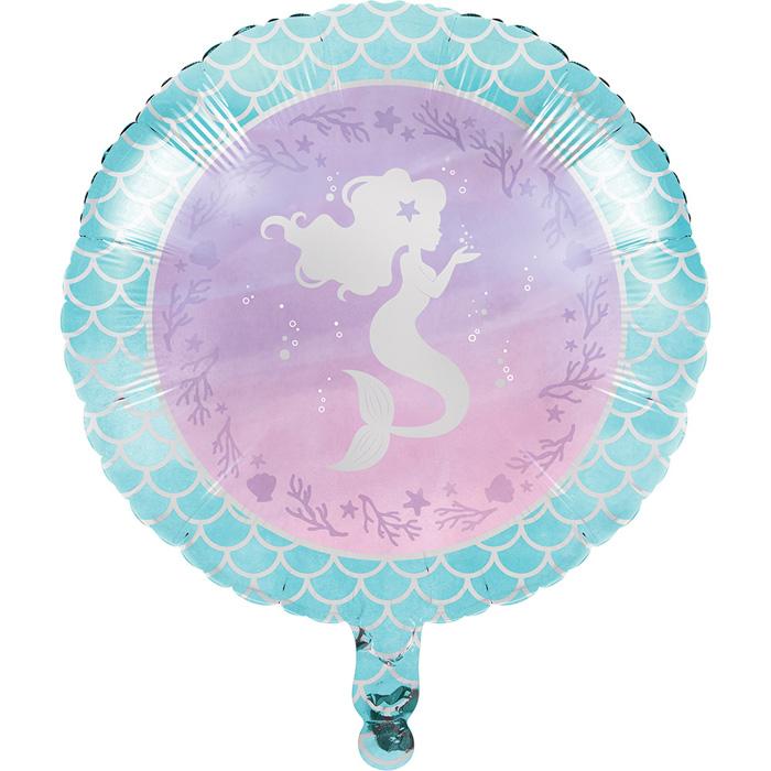 Mermaid Shine Silhouette Mylar