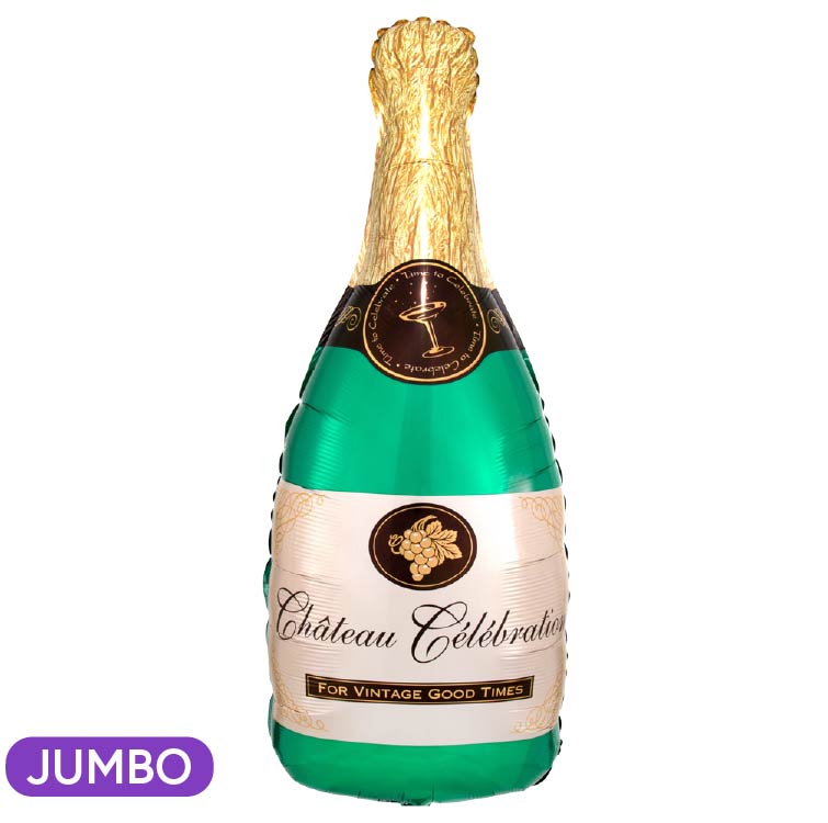 Supershape Champagne Bottle Balloon