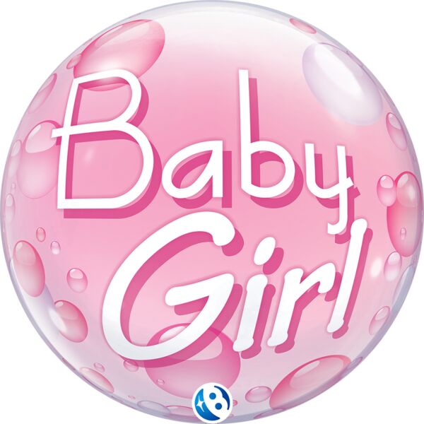 Baby Girl Bubble Balloon