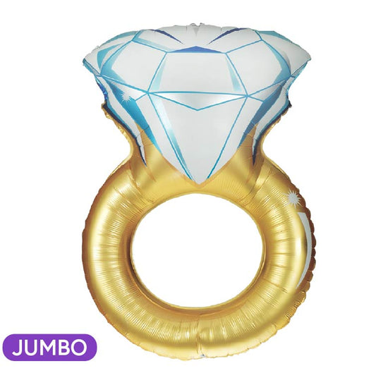 Supershape Gold Ring Balloon