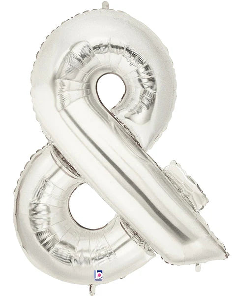 Supershape Mylar Letters - Silver