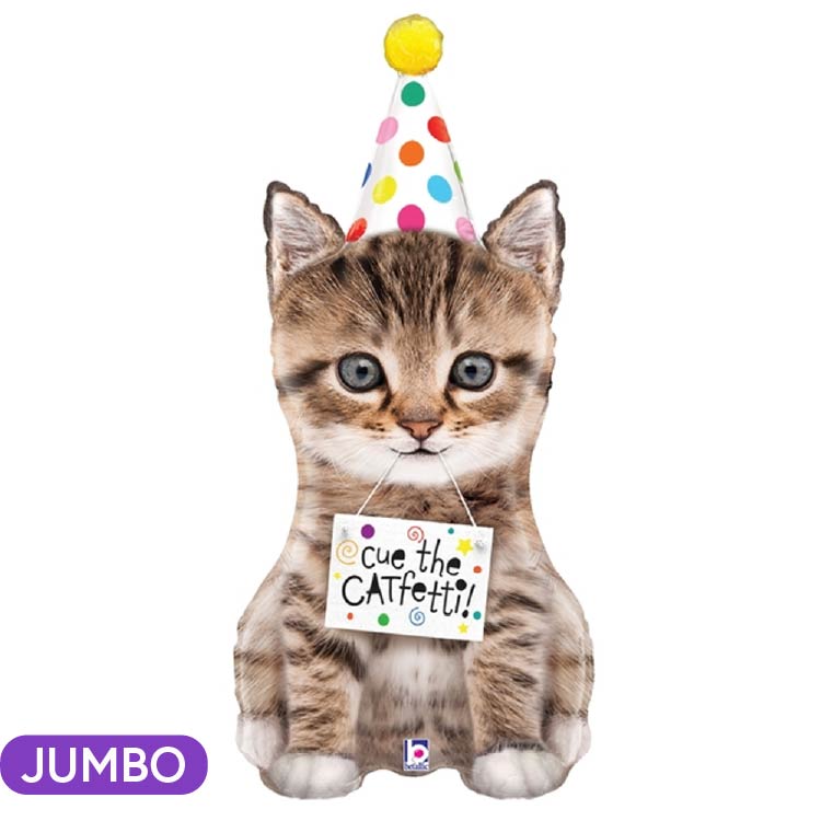 Party Hat Kitten Supershape