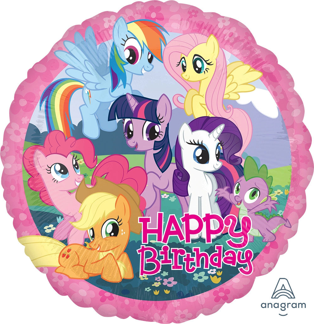 My Little Pony Birthday Mylar Balloon