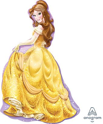 Beauty & the Beast Belle 39" Supershape Mylar Balloon