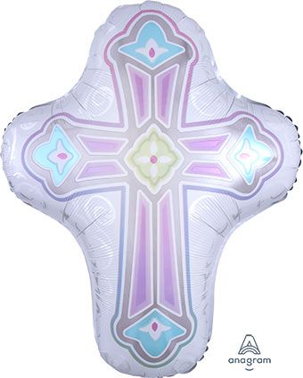 Supershape Religious Cross Mylar