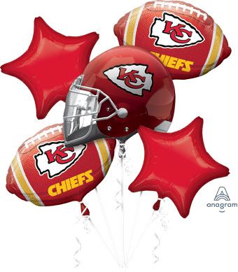 Kansas City Chiefs 18" Football Mylar Balloon
