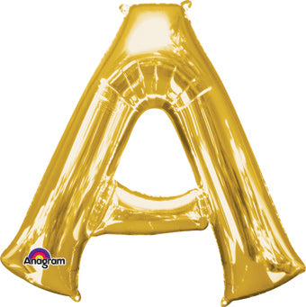 Supershape Mylar Letters - Gold