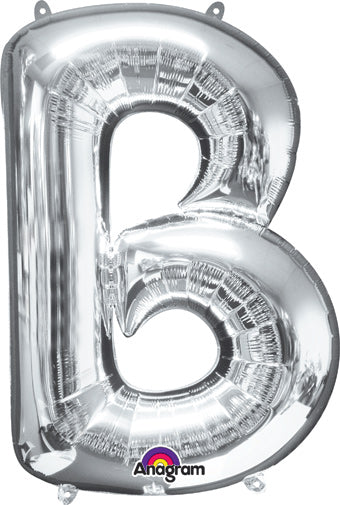 Supershape Mylar Letters - Silver