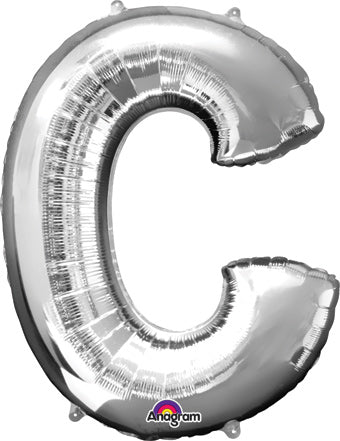 Supershape Mylar Letters - Silver