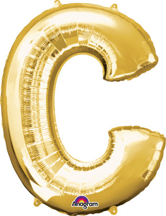 Supershape Mylar Letters - Gold