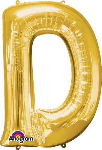 Supershape Mylar Letters - Gold