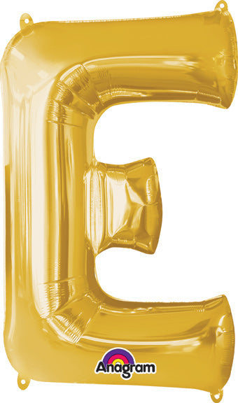 Supershape Mylar Letters - Gold