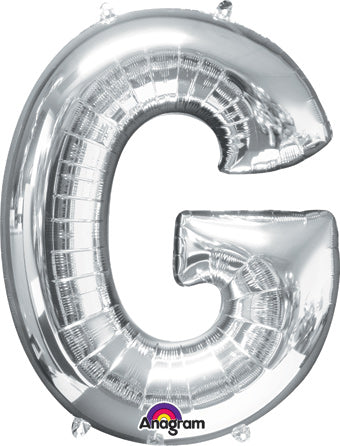 Supershape Mylar Letters - Silver