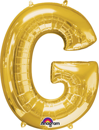 Supershape Mylar Letters - Gold