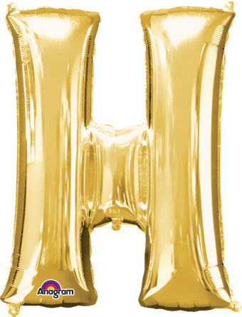 Supershape Mylar Letters - Gold