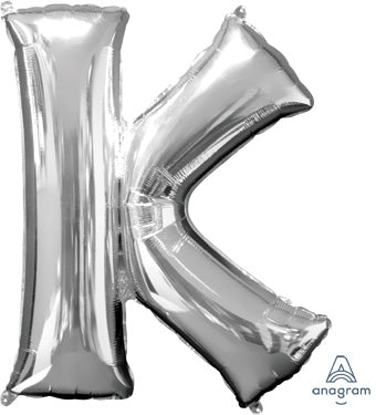 Supershape Mylar Letters - Silver