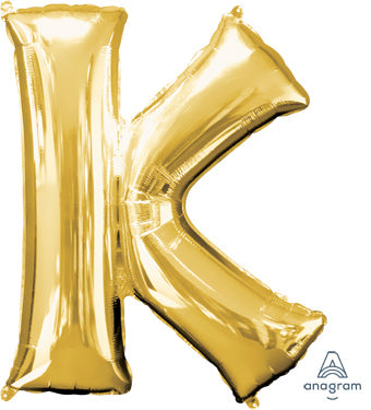 Supershape Mylar Letters - Gold