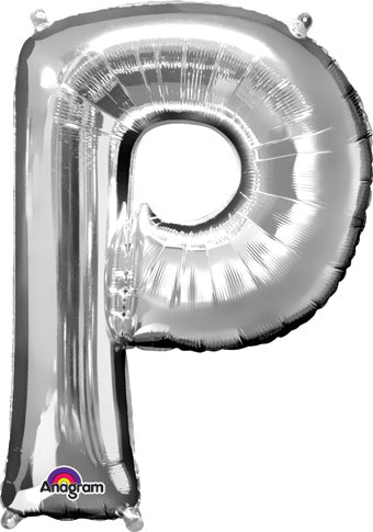 Supershape Mylar Letters - Silver